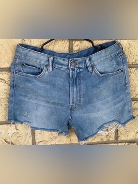 BDG Denim Jeans Raw Hem Ripped Distressed Size 25